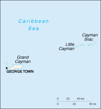 [Country map of Cayman Islands]