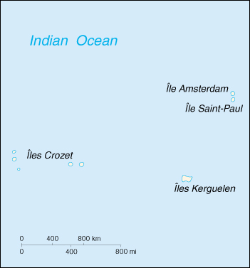 [Country map of French Southern and Antarctic Lands]